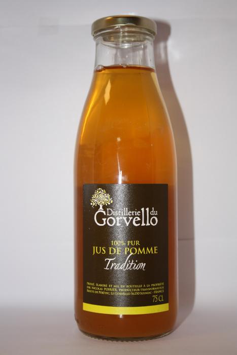 Jus de Pomme Traditions - Le Gorvello - 75cl
