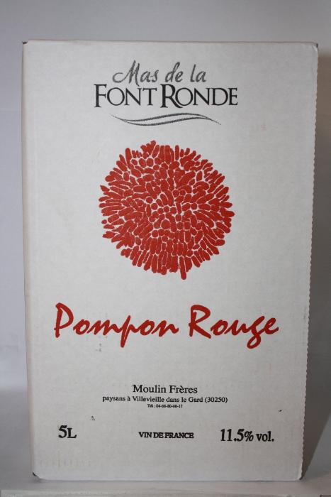 Mas de la Font Ronde - Pompon Rouge - BIB 5L rouge